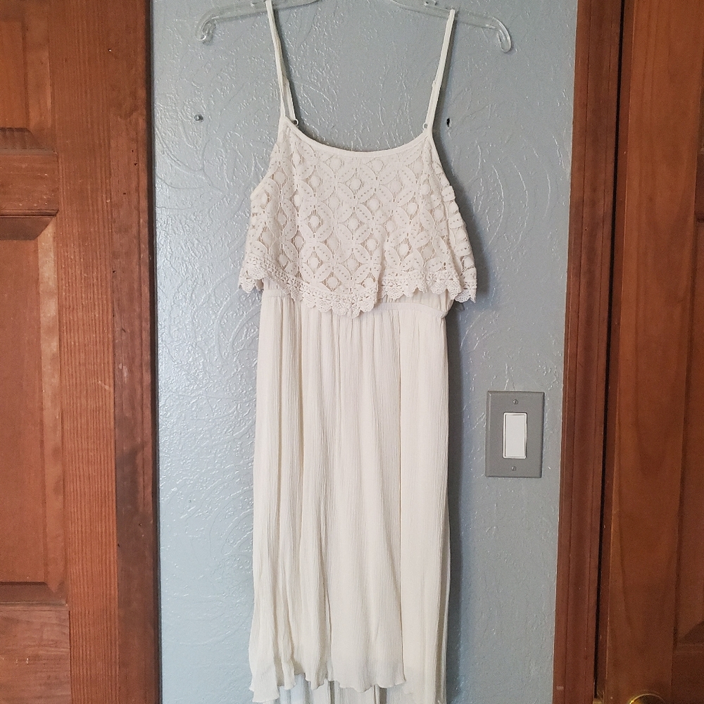 White woman's dress